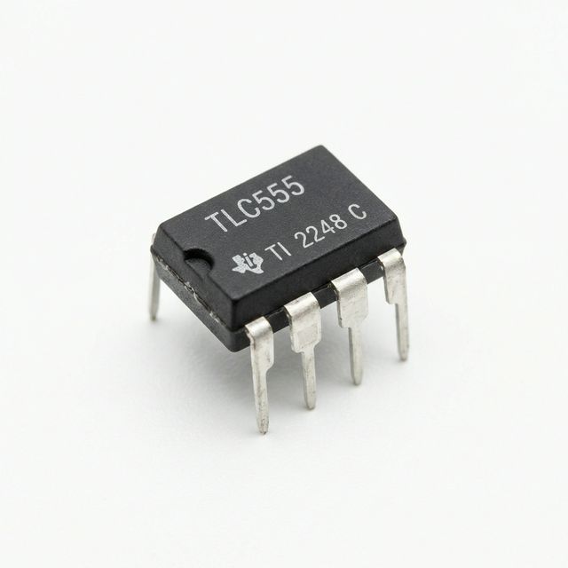 Chip TLC555 CMOS DIP-8 di Texas Instruments